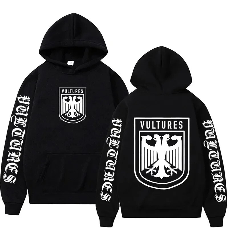 Kanye West Ye Ty Dolla Sign Ys Vulture Hoodie Men's and Women's Retro Hip Hop Rap Hoodie
