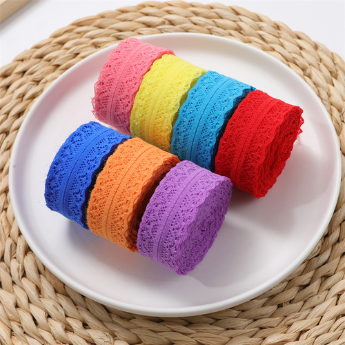 3cm no-stretch lace edge, clothing accessories bow lace edge, curtain lace edge, direct factory supply, 10 meters per roll