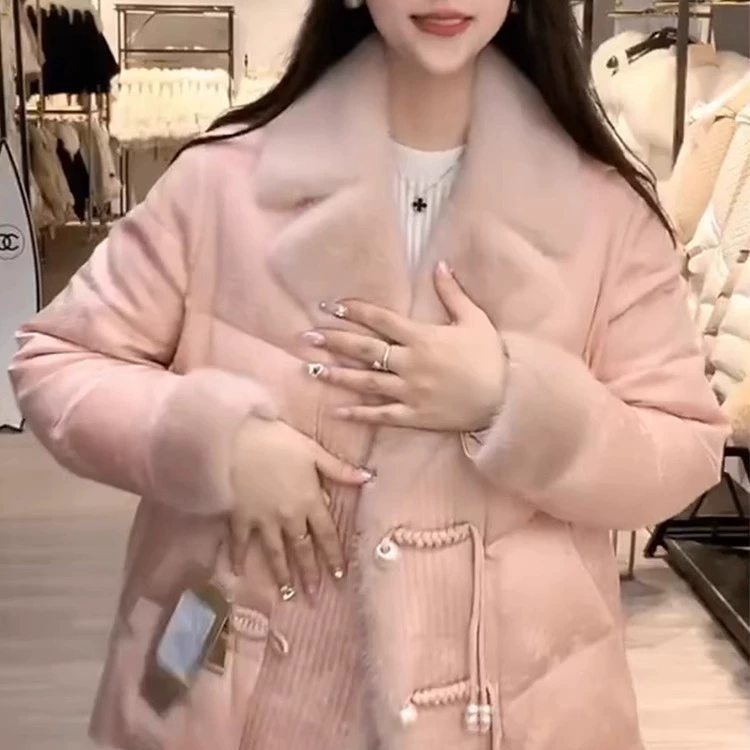 Новая женская пуховая куртка в китайском стиле, новая модель осени и зимы 2025 года, высококачественная и супермодная, популярное пальто этого года.