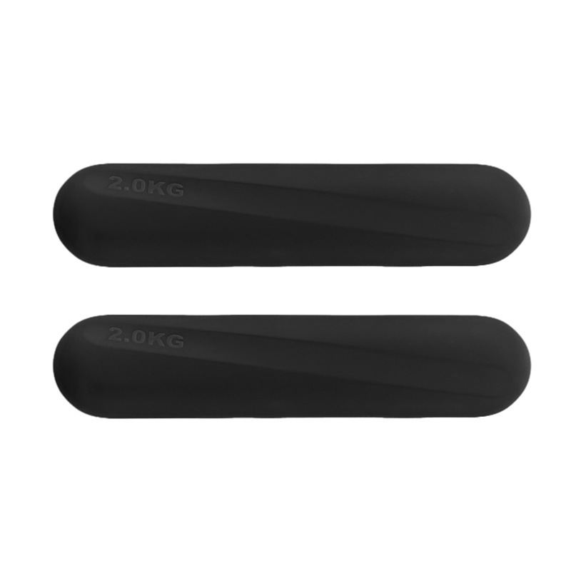 Dumbbell redondo de silicona fijo equipo de fitness yoga pilates entrenamiento de fuerza dumbbell redondo de silicona