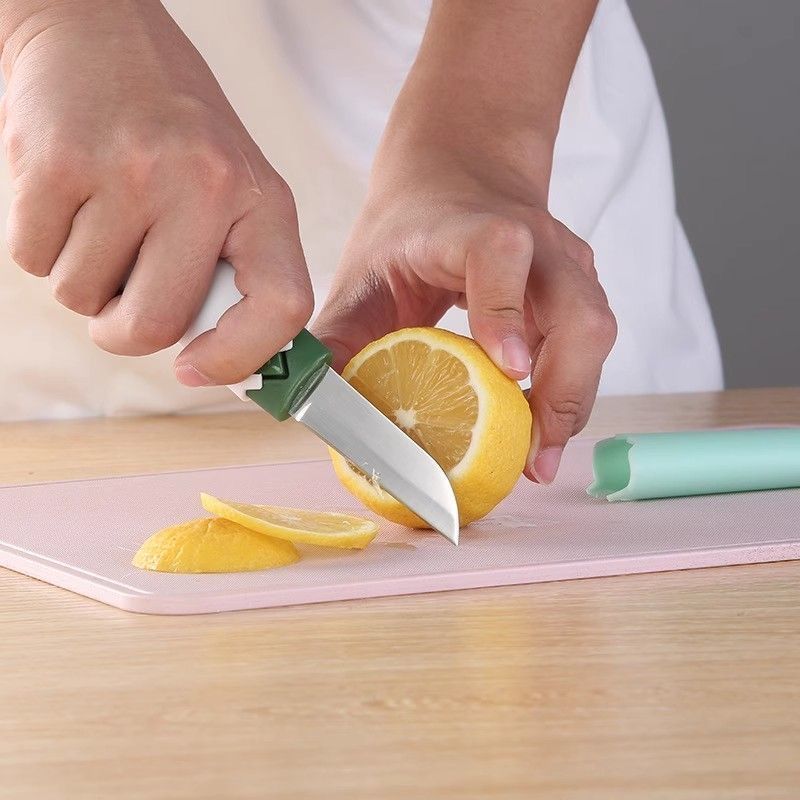 Cuchillo de frutas raspador de piel plegable multifuncional doméstico de dos cabezas portátil 2 en 1 manzanas raspador de cocina comercial