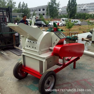 一件起批锯末粉碎机药材药根粉碎机木头树皮树干粉碎机