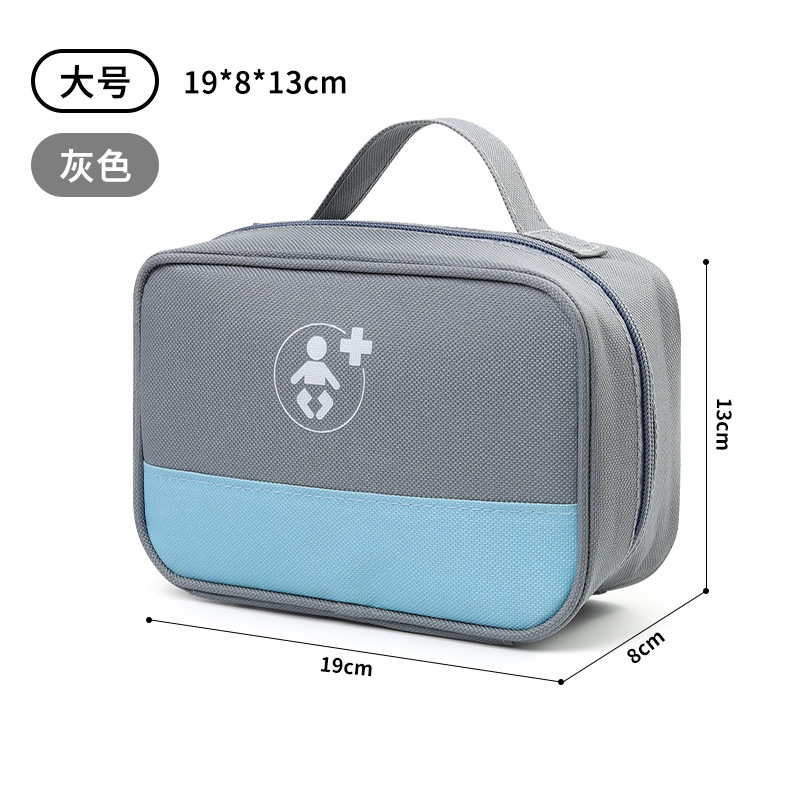 Fuente de la fábrica bolsa de almacenamiento de medicina familia Kit de supervivencia al aire libre botiquín de primeros auxilios bolsa de medicina Portátil Bolsa médica portátil de viaje