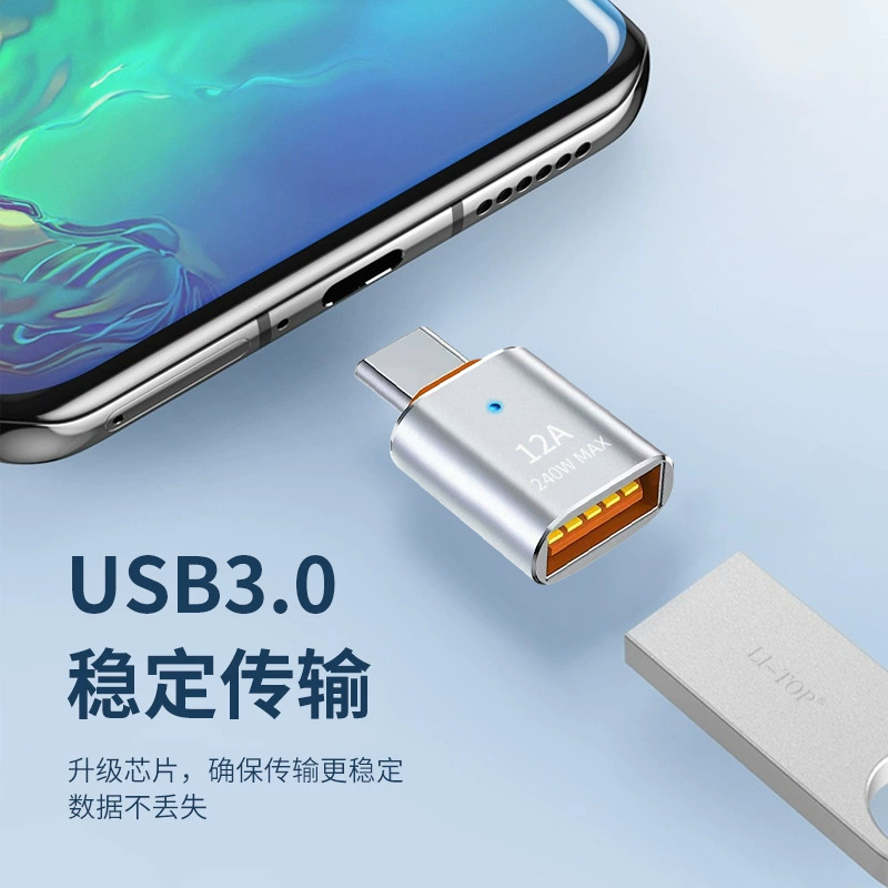 OTG адаптер USB диск конвертер быстрого заряда передача данных 2 в 1 переходник typ-c на USB3.0