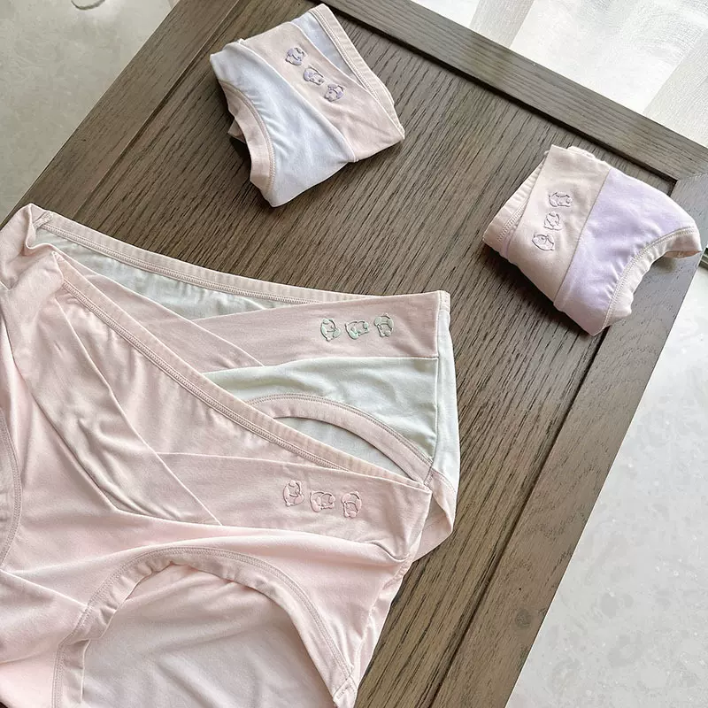 新款孕妇棉大码低腰卡通滴胶舒适透气内裤孕中晚期夏