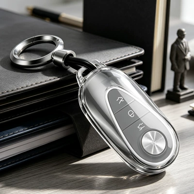 shell with buckle, Car key bag