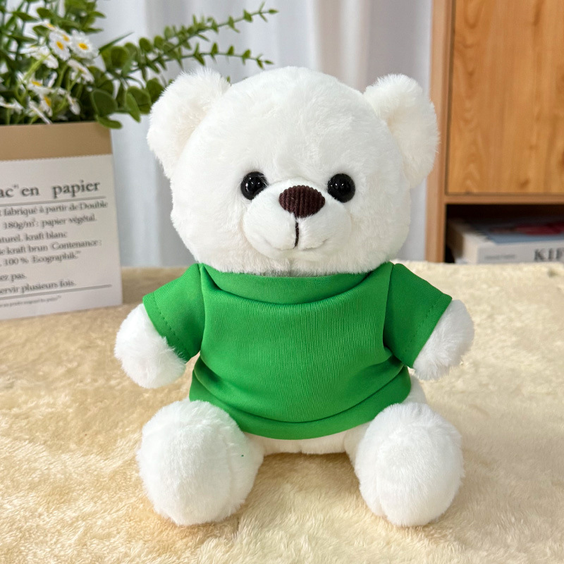 Suéter transfronterizo Teddy Bear muñecas muñecas juguetes de peluche actividad de publicidad LOGO impresión regalos de graduación escolar