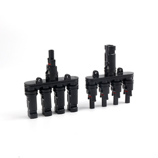 Factory direct RMC4 photovoltaic connector T-type five-way adapter IP67 waterproof connector solar plug