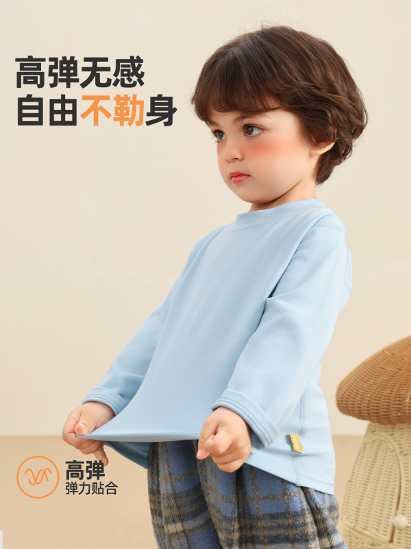 咔咔熊猫儿童打底衫男童冬装女童冬季长袖t恤宝宝上衣婴儿童装潮|undefined