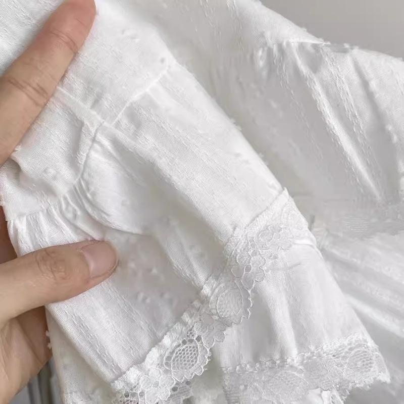 2025年夏の女性用フレンチスカート、新しい露出防止、甘い太いmm、痩身と年齢を減らす白いAラインスカート|undefined