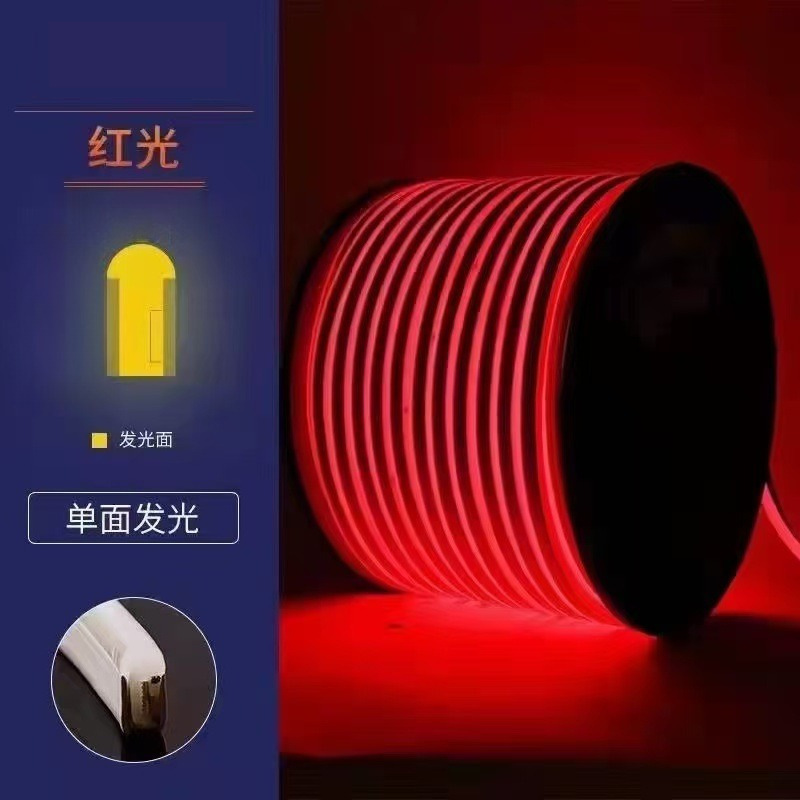 LED de neón con silicona impermeable al aire libre 12v para hacer letras coloridas de alta y baja tensión de la lámpara suave de la atmósfera decoración de ingeniería image 17