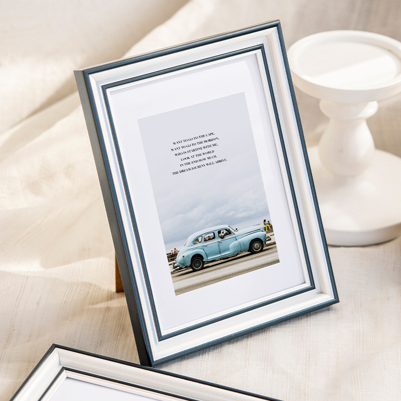 American photo frame table washing photos can be made into advanced sense picture frame 6 inch 7 inch 12 inch A3A4 desktop ornaments hanging wall