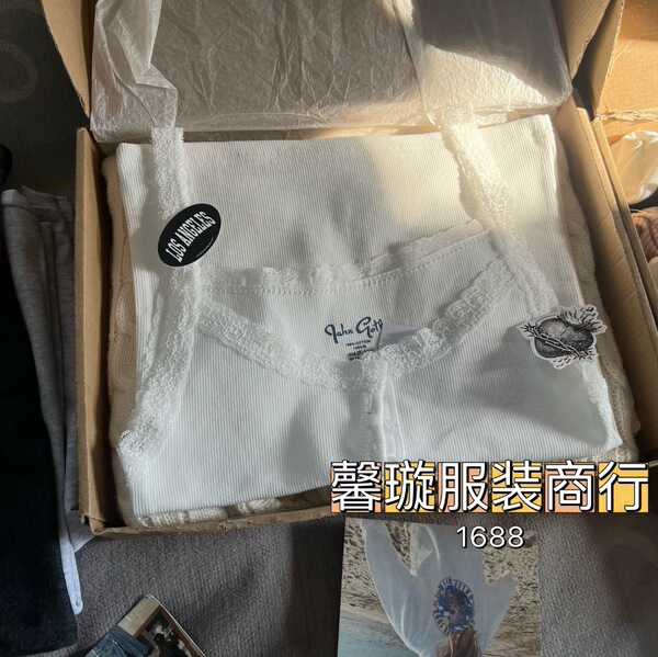 White lace summer brand vest