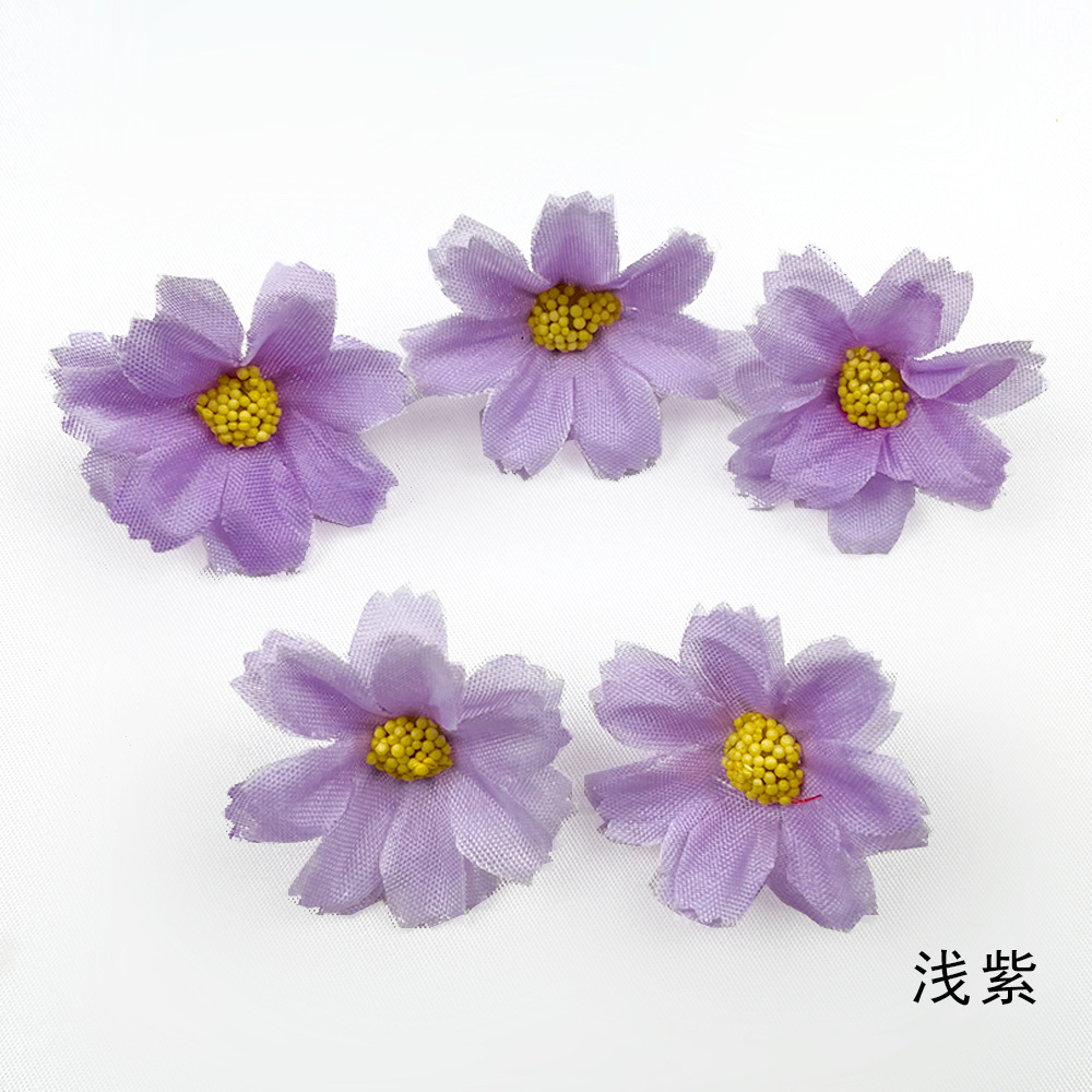 Simulación de flores de orquídeas de danza Daisy DiDi flores de flores tocado muñeca pastel ramo decoración de flores de danza