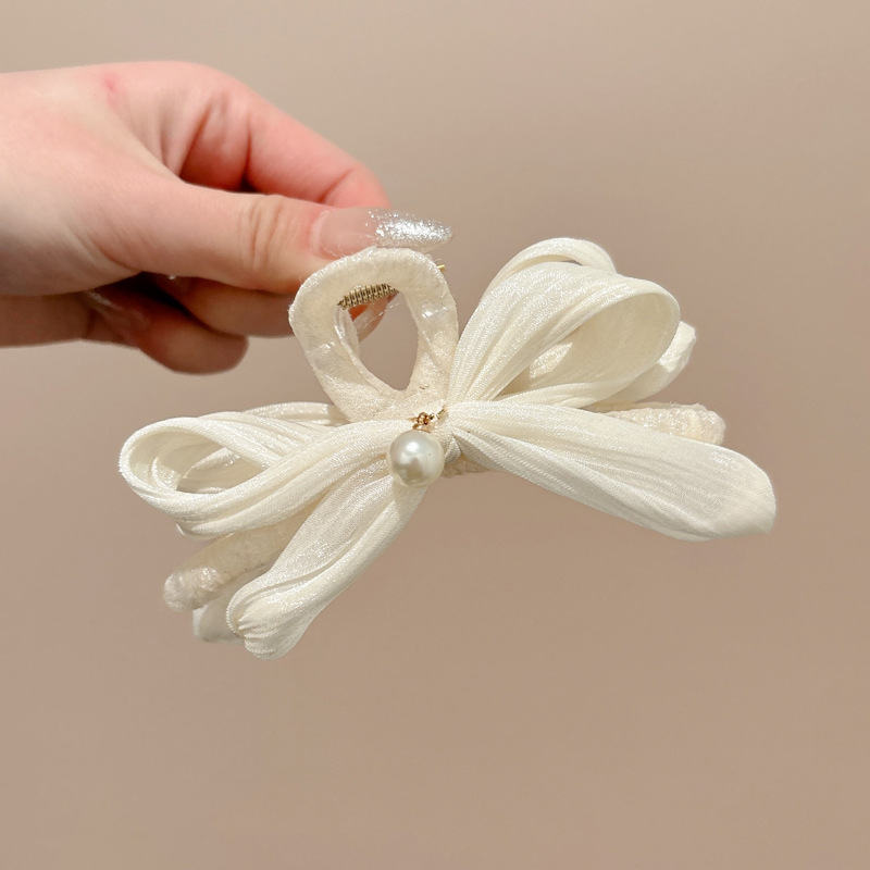 1#Beige bow-11cm