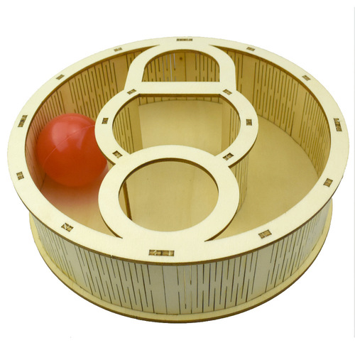 Log hamster toy sports track pipe underground tunnel air raid shelter climbing stairway overpass weight loss pet platform