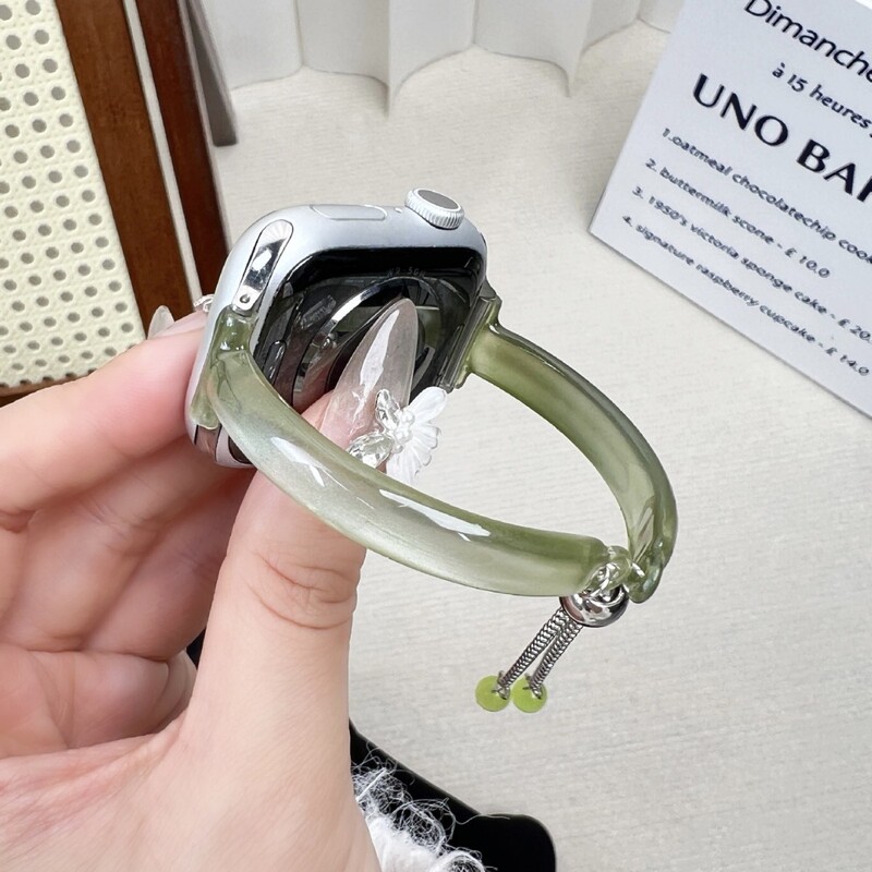 Suitable for Iwatch11 Apple Watch Strap Applewatch Hand-Painted Cat Eye Xiaomi Bracelet Women's Wristband