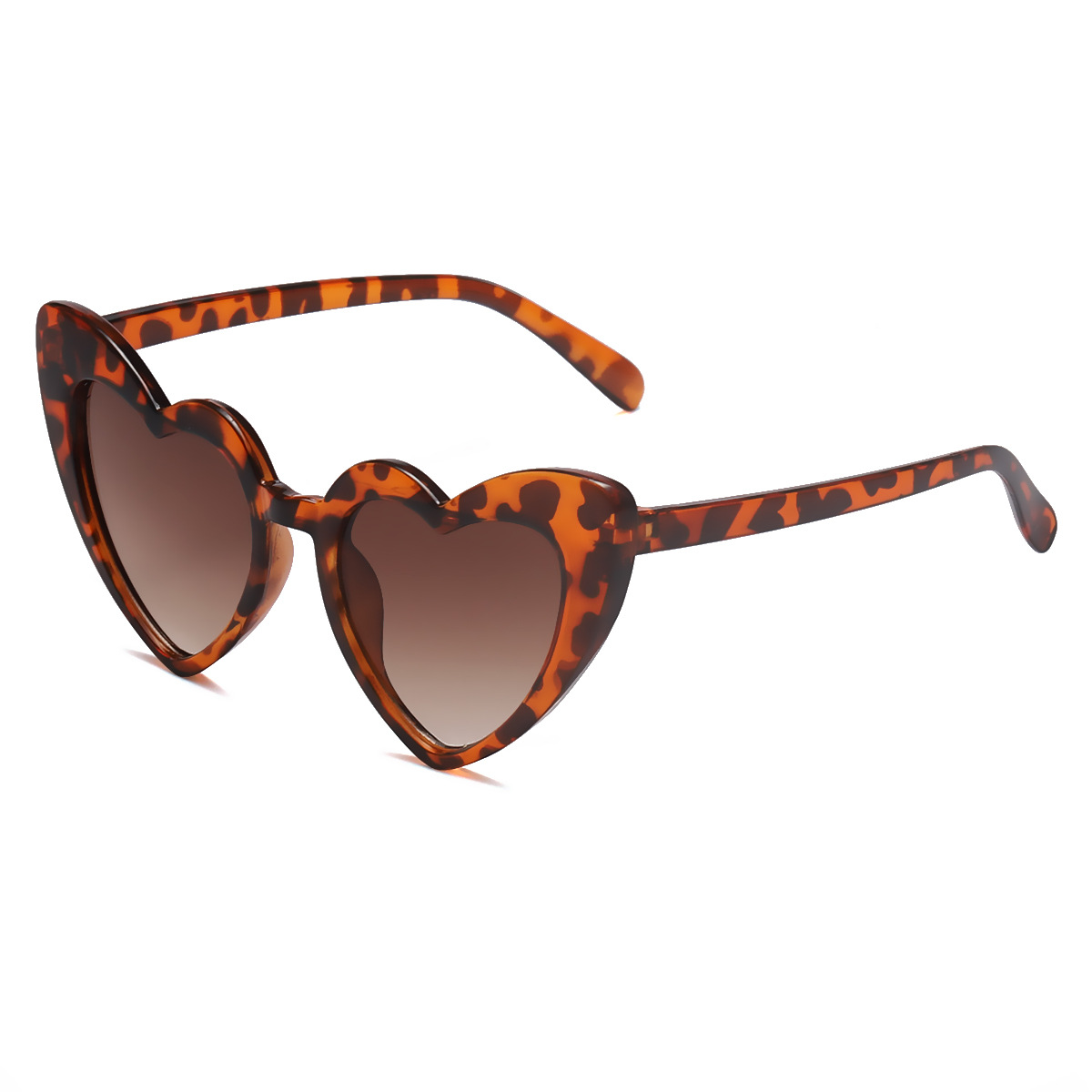 6181 dibujos animados irregular niños y niñas melocotón corazón gafas de sol de moda europea y americana nueva en forma de corazón