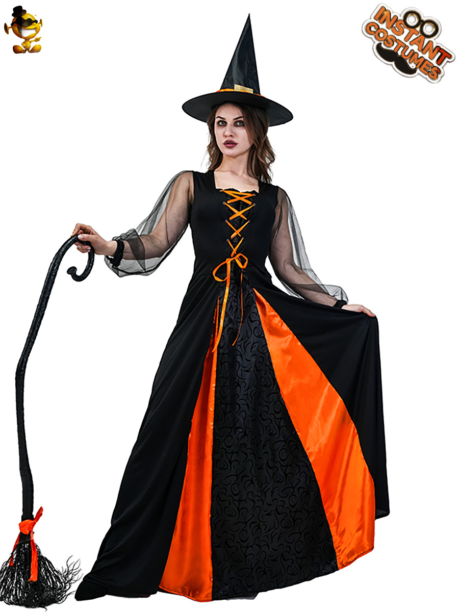 Halloween para adultos vestidos de brujas vestidos de brujas vestidos de escenario de Halloween