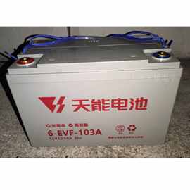 天能6-EVF-103A电池12V103Ah电动汽车洗地机环卫车叉车三轮车电瓶