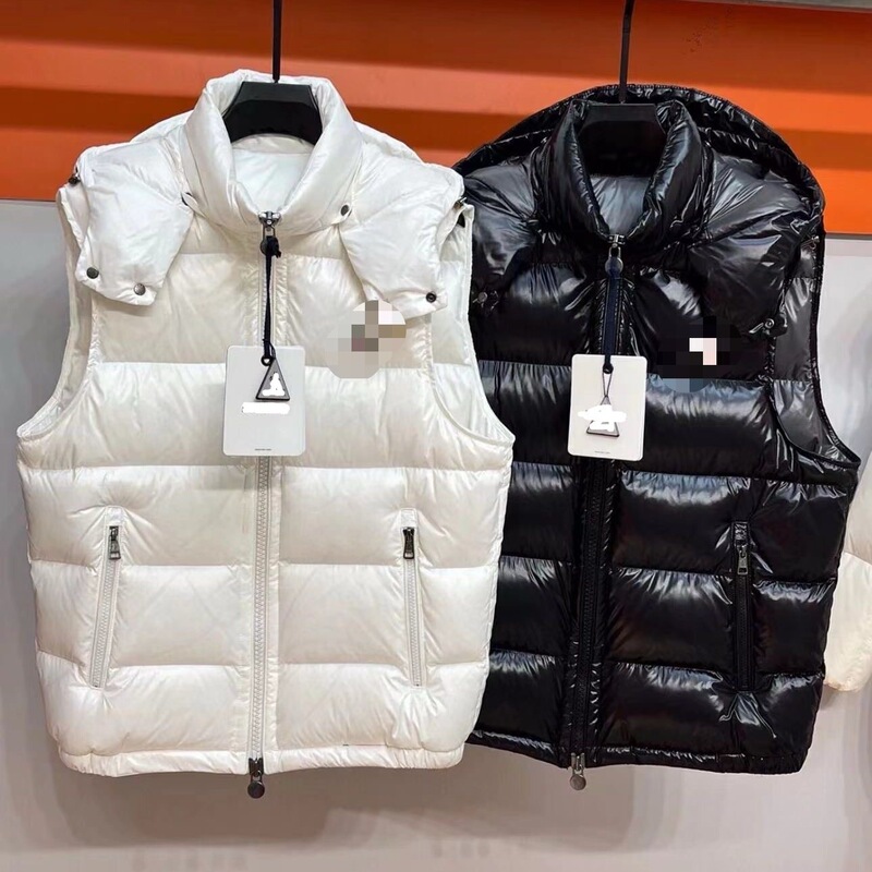 Maya Maya Vest Hooded down Jacket Unisex Winter New High-Quality Cross-Border Hooded Vest Maya Maya Vest Hooded down Jacket Unisex Winter New High-Quality Cross-Border Hooded Vest