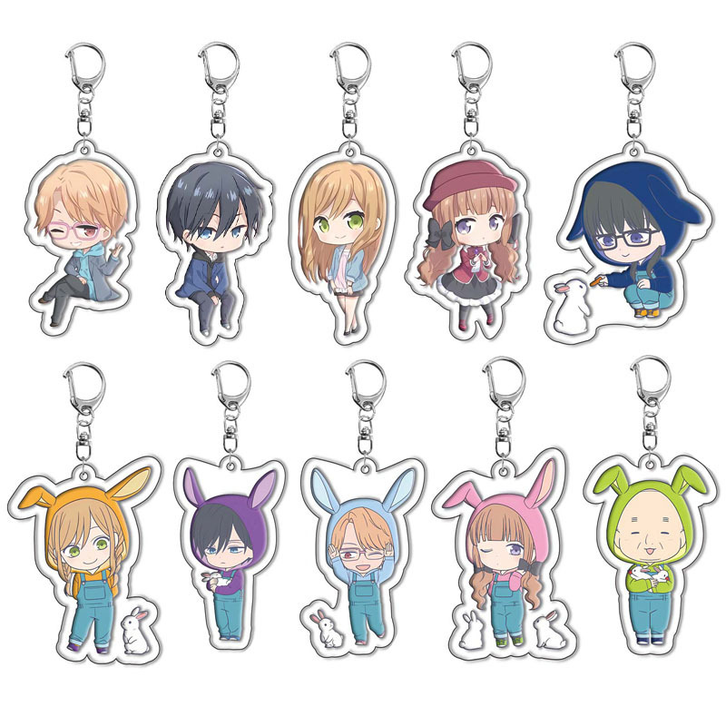Sandwich and Yamada Lv999 love acrylic keychain pendant around cross-border in stock anime