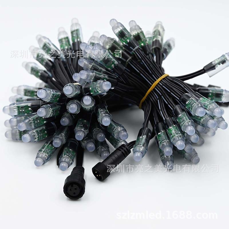 出口led外露灯WS2811广告招牌发光字5V12V12mm节日串灯像素灯防水|undefined