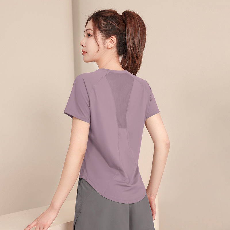 Short-Sleeved Yoga Clothes, Badminton Fitness Clothes, Sportswear Suits for Women, Professional Running Quick-Drying Clothes, Yoga Clothes for Women, Suits