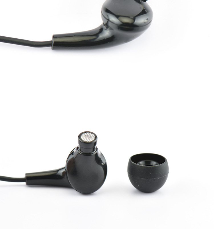 In ear wired headphones with cable control and microphone heavy bass sliding tuning microphone_voghion.com