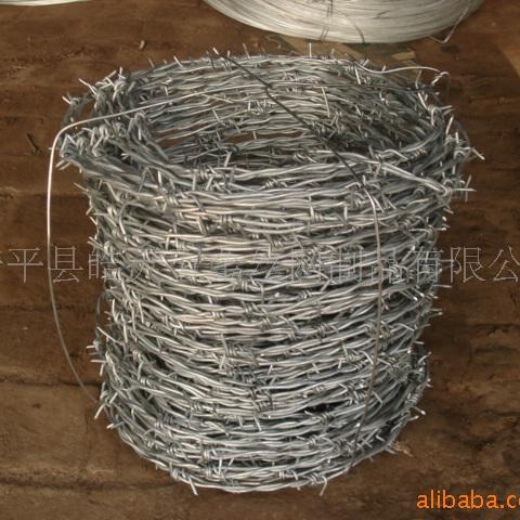 镀锌铁蒺藜 14 Gauge 镀锌刺铁丝网 PVC刺线14#