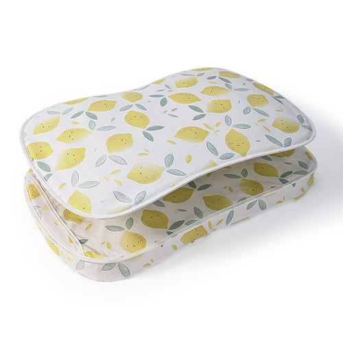 Cotton Cloud Sheet Baby Pillow Toddler Pillow 2-in-1 Silicone Pillow Washable Large Size Thick Adjustable