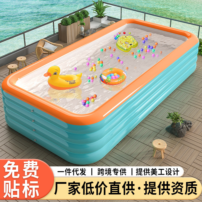 Inflatable Swimming Pool Household Super Large Large Thickened Adult Outdoor Family Children Baby Children's Play Pool Inflatable Swimming Pool Household Super Large Large Thickened Adult Outdoor Family Children Baby Children's Play Pool