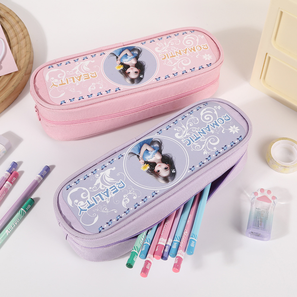 Capacious pencil case for students