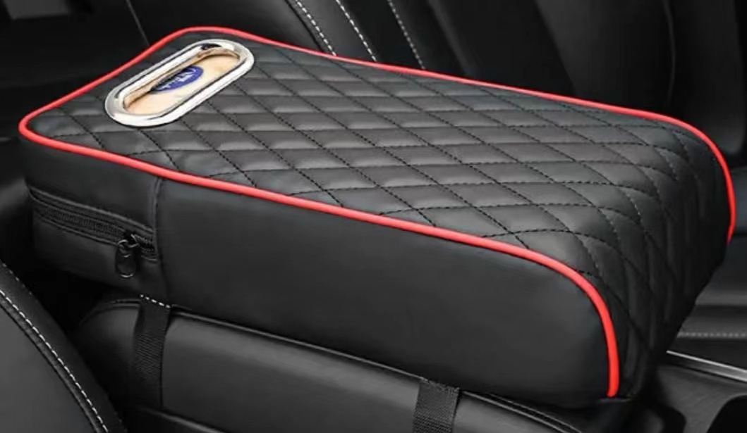 New Universal Car Armrest Box Pad Heightening Tissue Storage Bag Interior