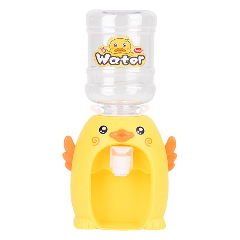 Cross-border mini simulation fun little cute duck children's water dispenser toys water play house kitchen car wholesale