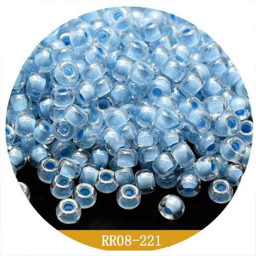 MIYUKI Japanese Import 3mm Glitter Dyed Core Solid Oil Painting Glass Beads Handmade DIY Bead Necklace