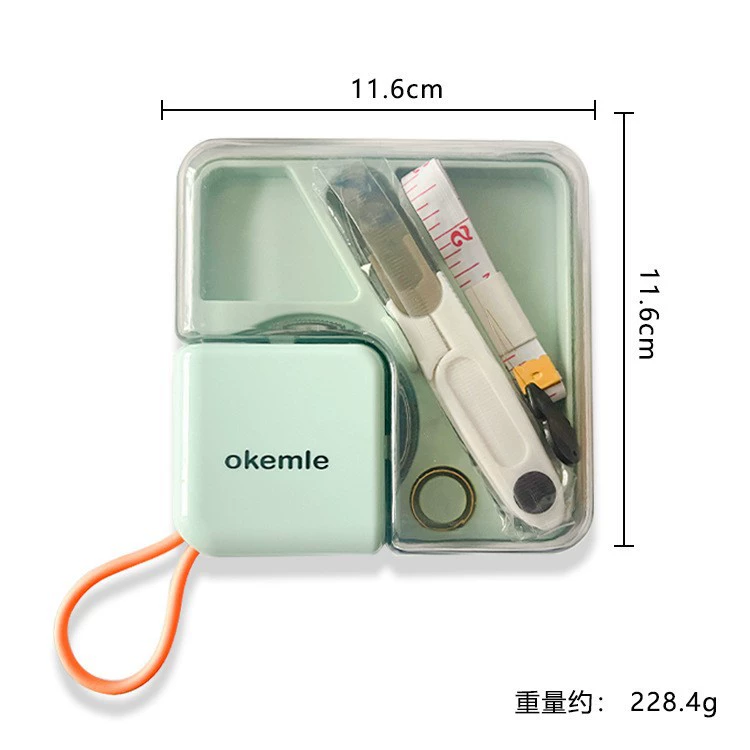 Новая трансграничная продажа, легкая Роскошная швейная коробка, портативная коробка для ручного шитья, коробка для хранения, Высококачественная швейная коробка