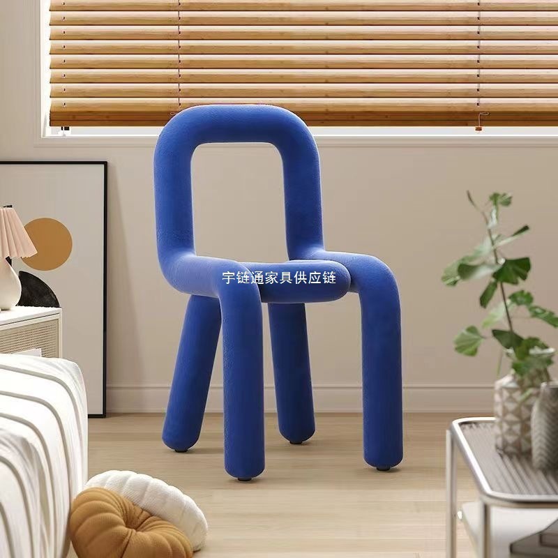Bold Chair椅子创意网红化妆凳子个性休闲异形椅服装店设计师餐椅|undefined