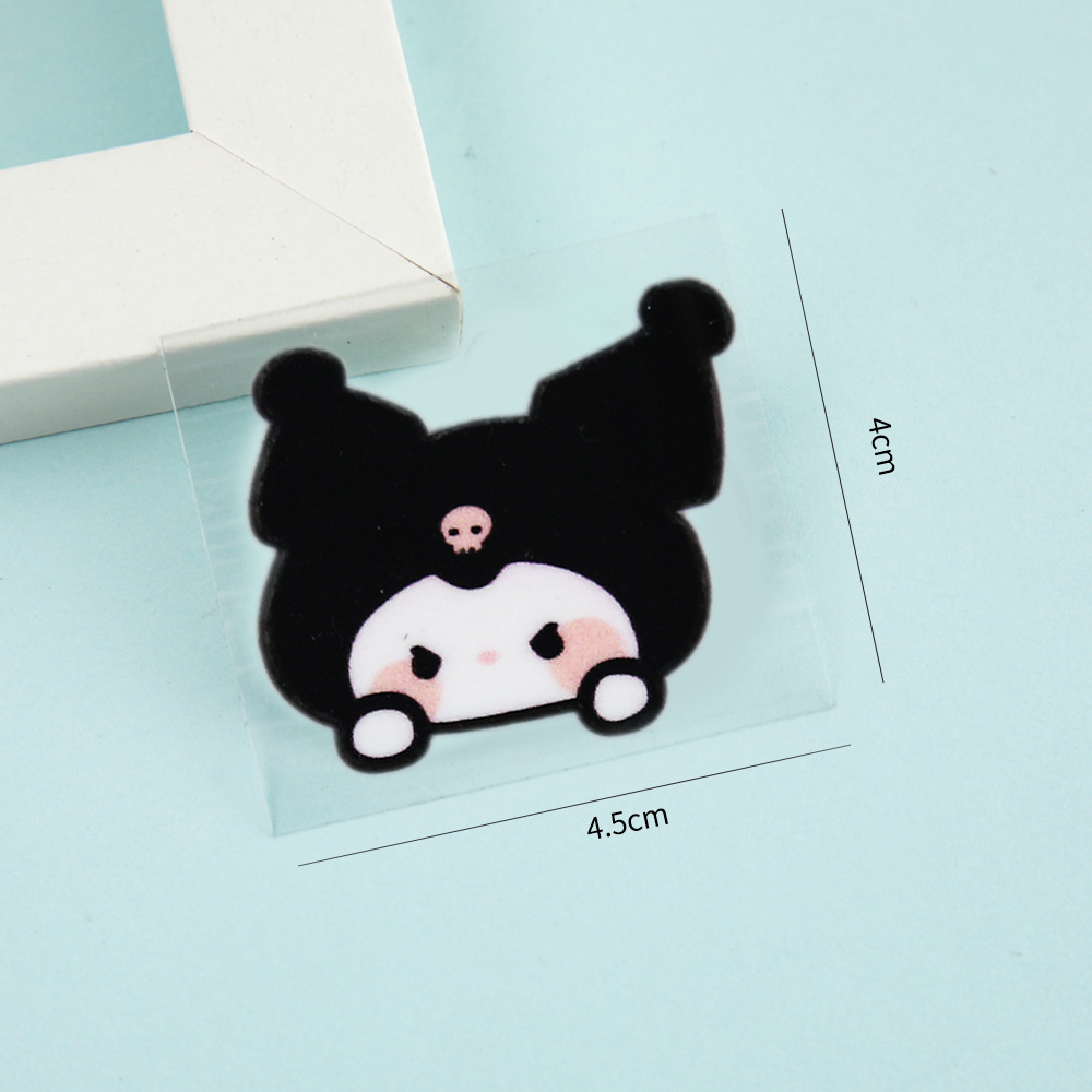 Caramelo color DIY pegatinas lentes de contacto caja portátil simple transparente doble caja compañero caja de alto valor de belleza pupila caja