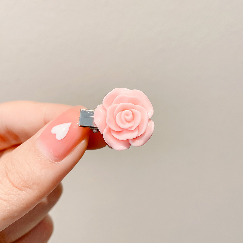 Horquilla rosa, horquilla para niñas y niños, clip de pico de pato para bebé, clip de flequillo lateral, clip lateral para niña linda, tocado