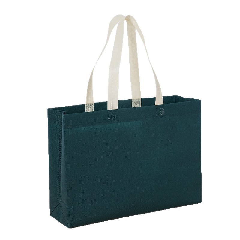 Bolsa de tela no tejida con logotipo impreso bolsa de compras de ropa de protección ambiental bolsa de publicidad corporativa tridimensional