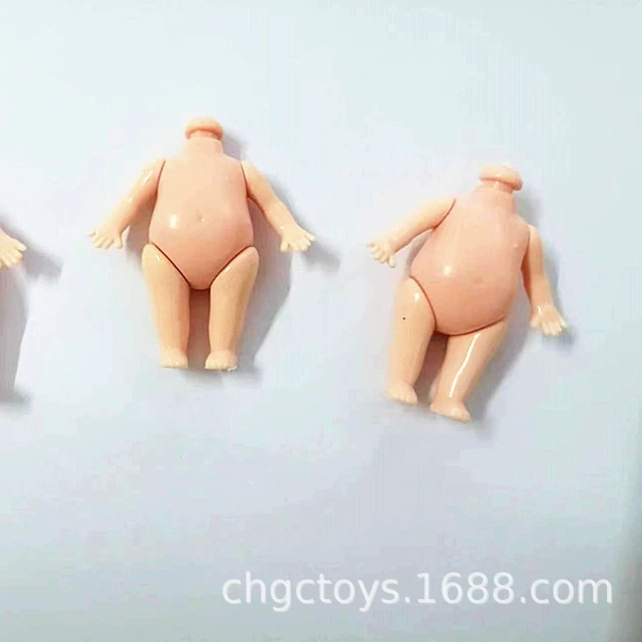 Экологически чистый 2.5inch Little Confused Dream Doll Body 5cm Маленькая игрушка для тела куклы ручной работы, аксессуары 7 г