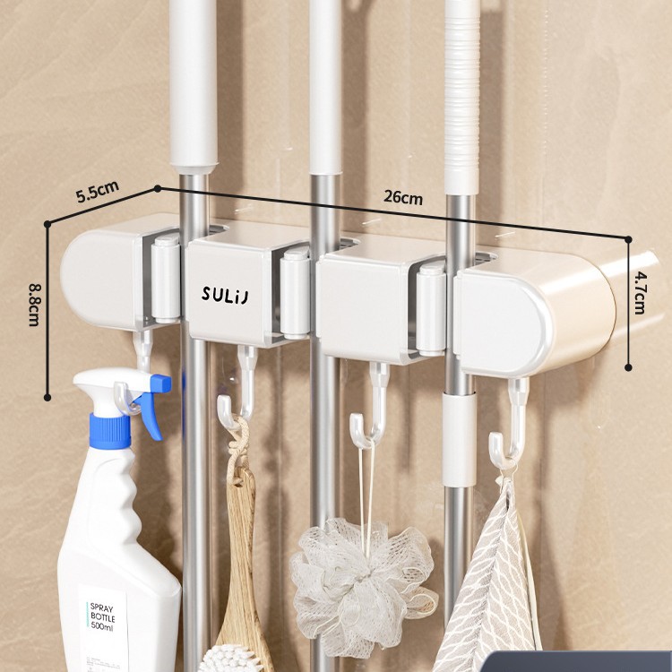 클립 3개 후크 4개 - 아이보리 화이트 [더 비싸게 구매하고 차이를 만드세요]