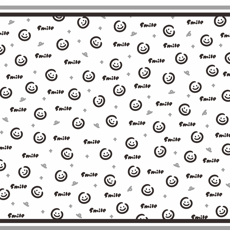 Fábrica de fiestas de flores transfronterizas nuevo papel de embalaje de flores sonrientes florista ramo de flores papel de embalaje de cajas de regalo impermeables