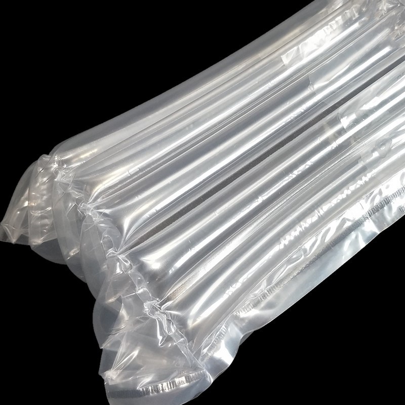 批发加厚6柱蜂蜜气柱袋 果酱防震缓冲充气气泡柱易碎品抗压气囊