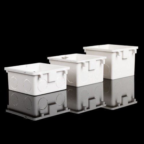 PVC86 type modular junction box, 38, 50, 60, 70, red and blue, concealed in-wall plastic switch and outlet box