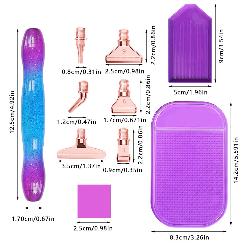 Diamond metal drill, tools set, DIY