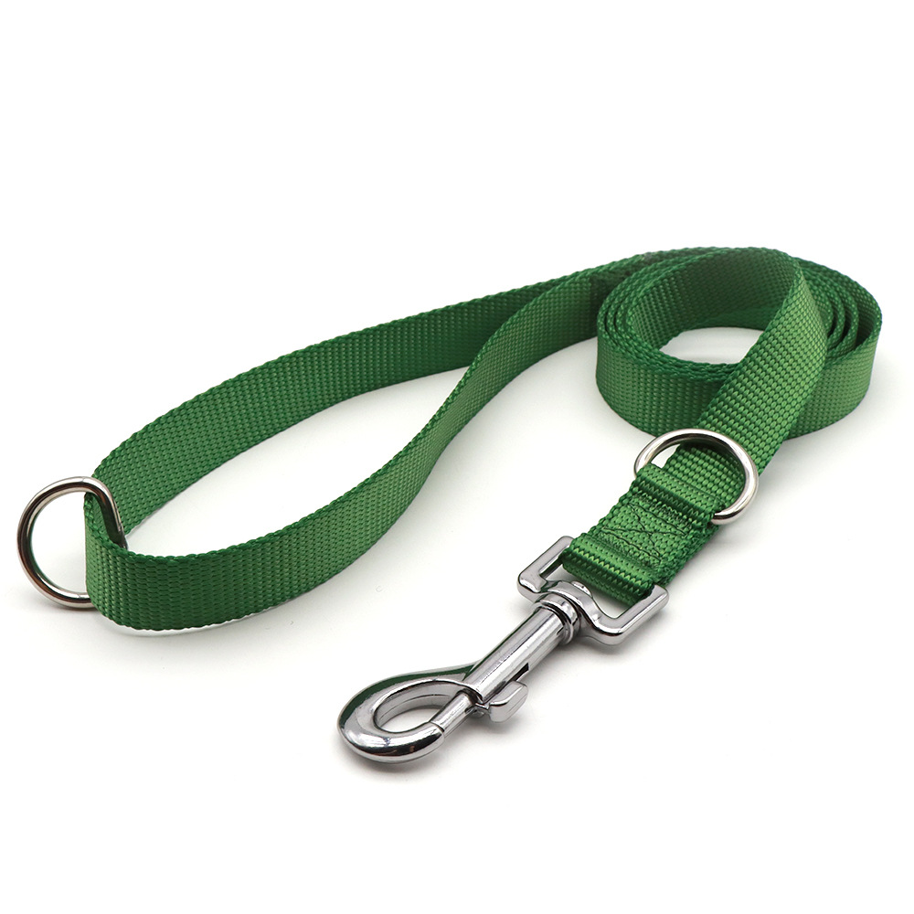 Suministros para mascotas collar perro correa de entrenamiento para perros suministros macaron color Doble D Hebilla correa de perro ajustable