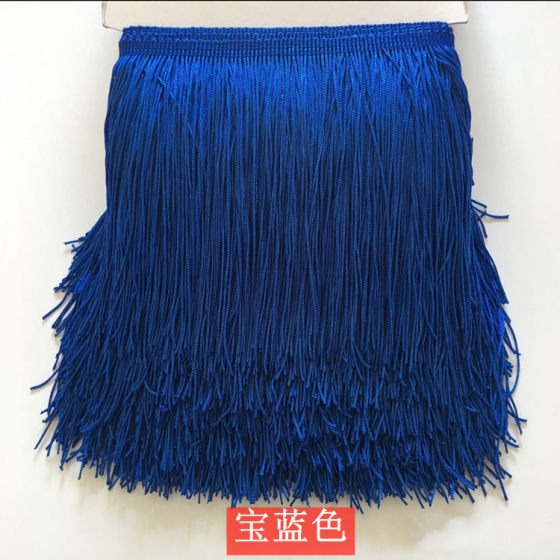 Wholesale 30cm Super Long Soft Tassel Ribbon Ribbon Clothing Curtain Latin Dance Lantern Spike Decorative Accessories
