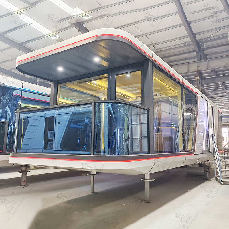 Futuro cabina integrado montado fabricante de la estación de la ciudad inteligente punto escénico pabellón kiosco